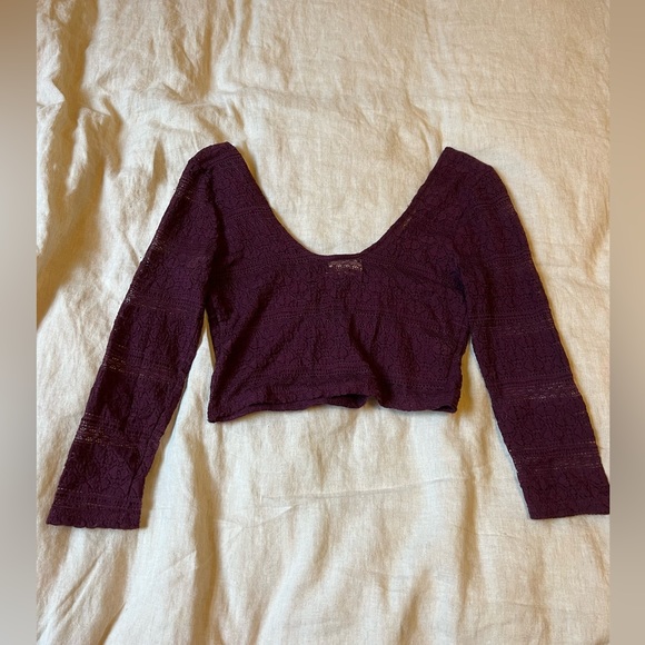 Urban Outfitters Lace Crop Top - Picture 2 of 6